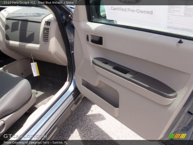 Steel Blue Metallic / Stone 2010 Ford Escape XLS