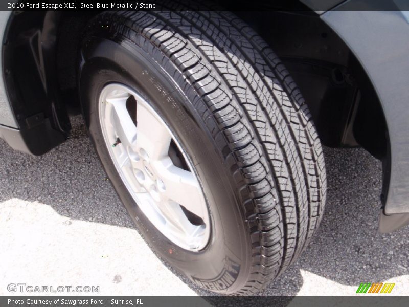 Steel Blue Metallic / Stone 2010 Ford Escape XLS