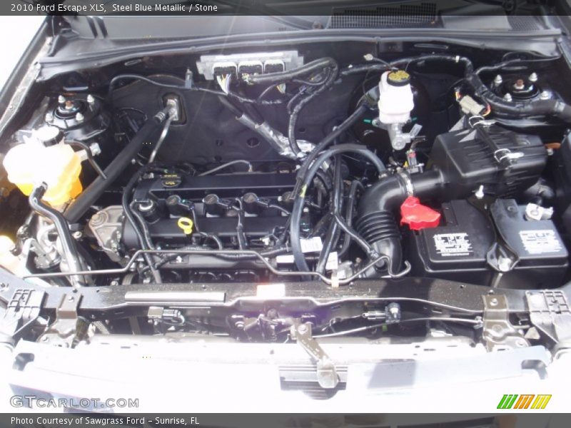 Steel Blue Metallic / Stone 2010 Ford Escape XLS