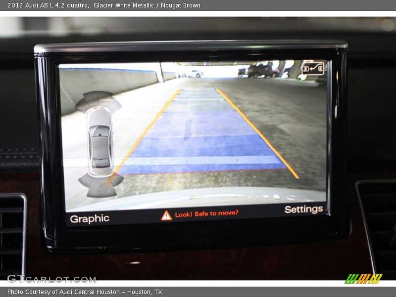 Glacier White Metallic / Nougat Brown 2012 Audi A8 L 4.2 quattro