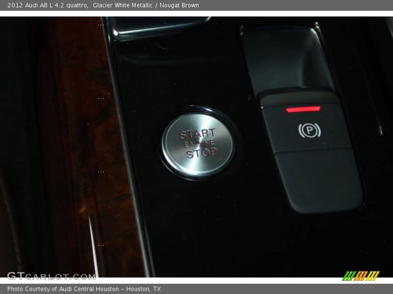 Glacier White Metallic / Nougat Brown 2012 Audi A8 L 4.2 quattro