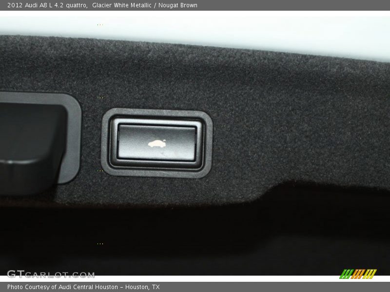 Glacier White Metallic / Nougat Brown 2012 Audi A8 L 4.2 quattro