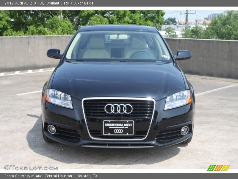 Brilliant Black / Luxor Beige 2012 Audi A3 2.0 TDI