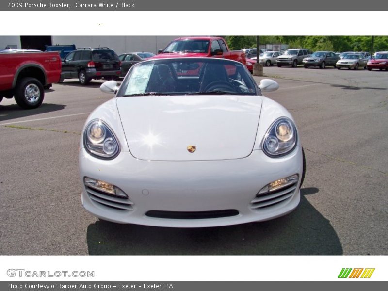 Carrara White / Black 2009 Porsche Boxster