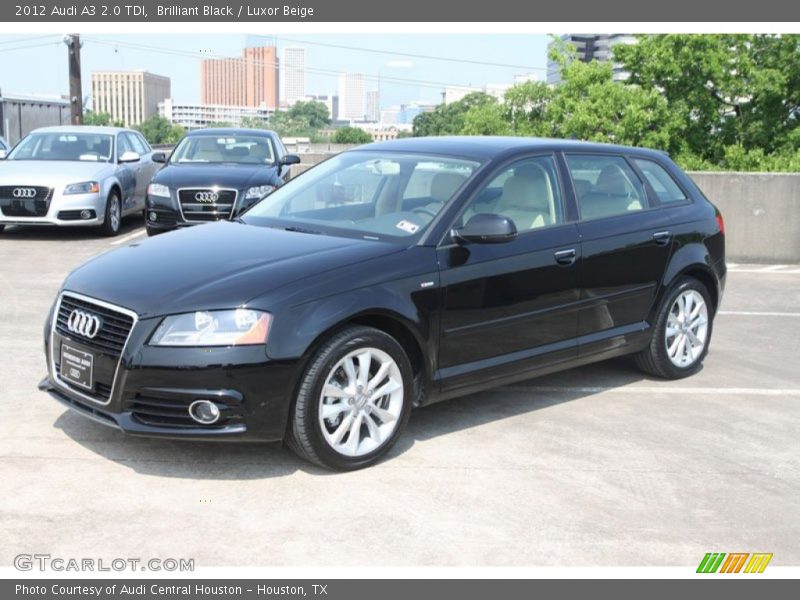 Brilliant Black / Luxor Beige 2012 Audi A3 2.0 TDI