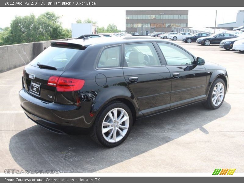 Brilliant Black / Luxor Beige 2012 Audi A3 2.0 TDI