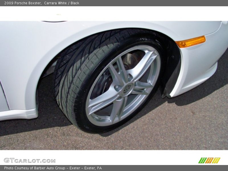 Carrara White / Black 2009 Porsche Boxster