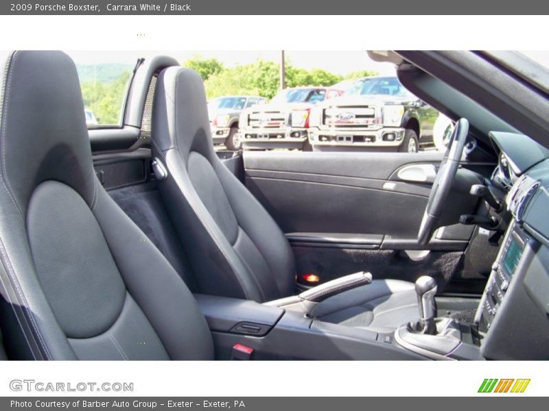 Carrara White / Black 2009 Porsche Boxster