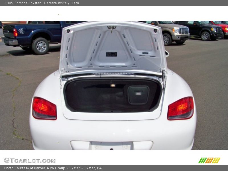 Carrara White / Black 2009 Porsche Boxster