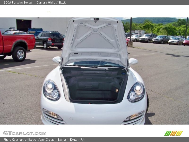 Carrara White / Black 2009 Porsche Boxster
