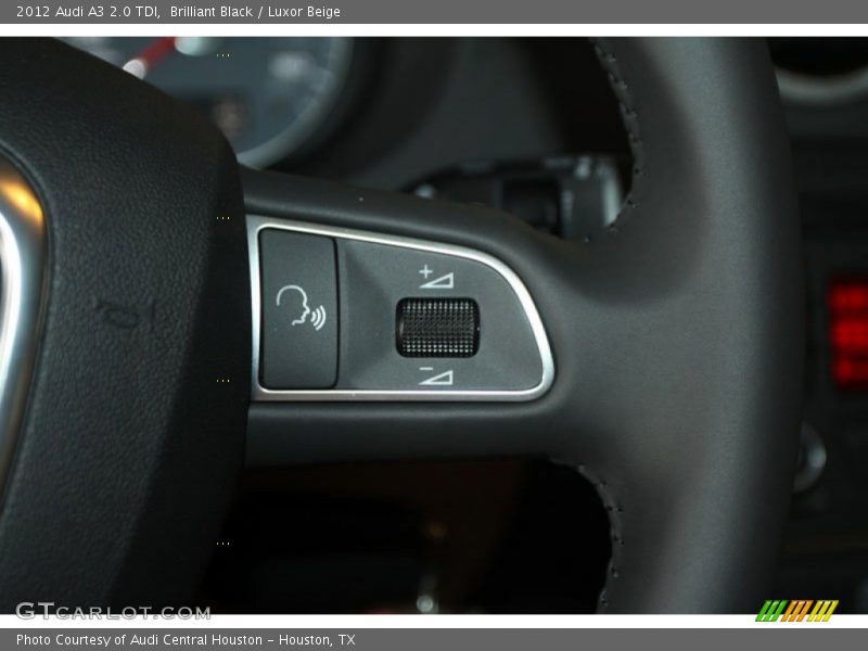 Brilliant Black / Luxor Beige 2012 Audi A3 2.0 TDI