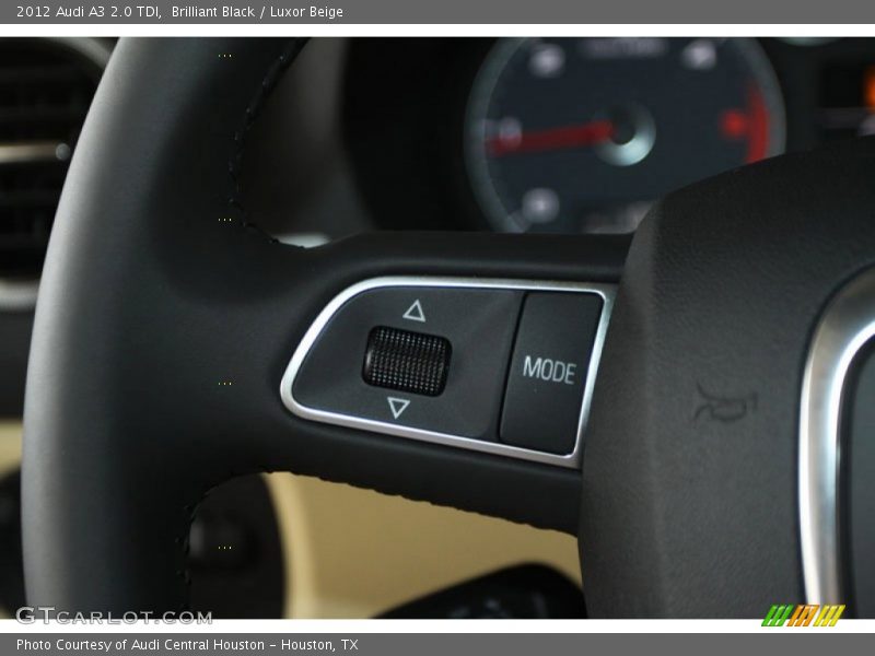 Brilliant Black / Luxor Beige 2012 Audi A3 2.0 TDI