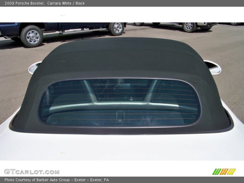 Carrara White / Black 2009 Porsche Boxster