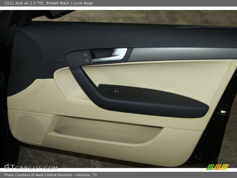 Brilliant Black / Luxor Beige 2012 Audi A3 2.0 TDI