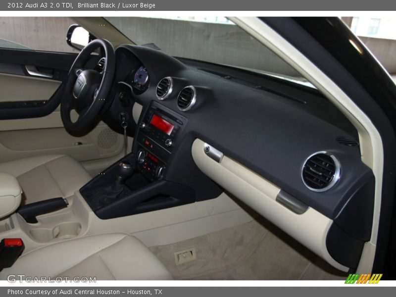 Brilliant Black / Luxor Beige 2012 Audi A3 2.0 TDI