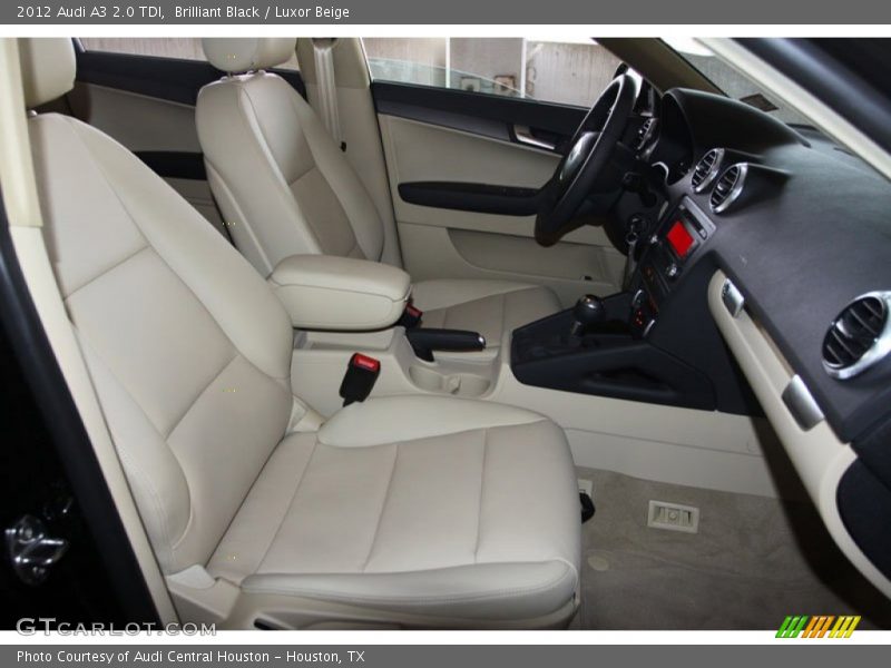 Brilliant Black / Luxor Beige 2012 Audi A3 2.0 TDI