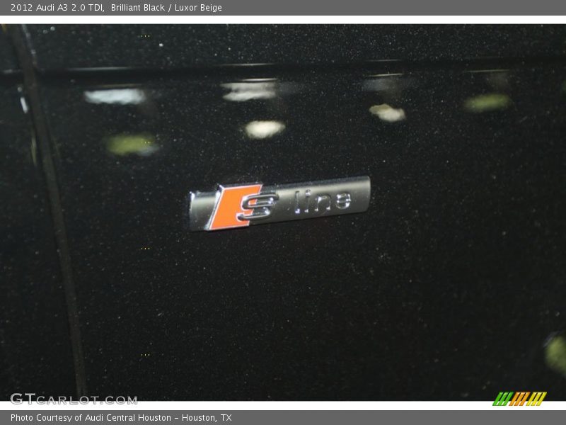 Brilliant Black / Luxor Beige 2012 Audi A3 2.0 TDI