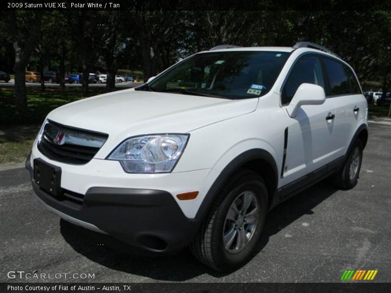 Polar White / Tan 2009 Saturn VUE XE