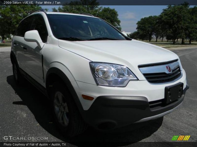 Polar White / Tan 2009 Saturn VUE XE