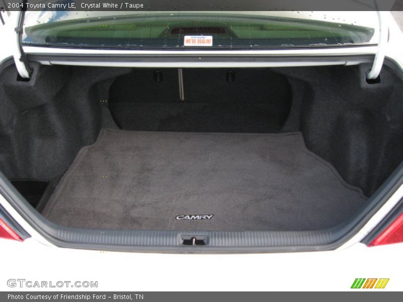 Crystal White / Taupe 2004 Toyota Camry LE