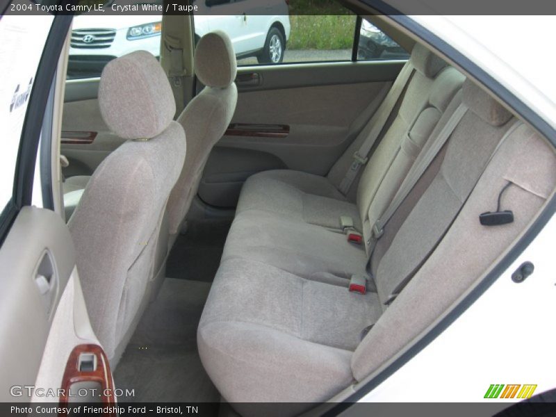 Crystal White / Taupe 2004 Toyota Camry LE