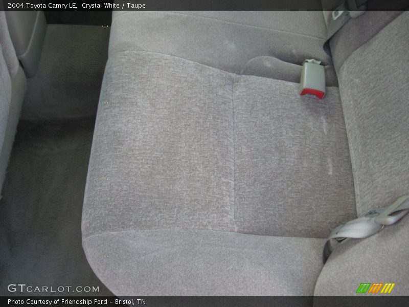 Crystal White / Taupe 2004 Toyota Camry LE