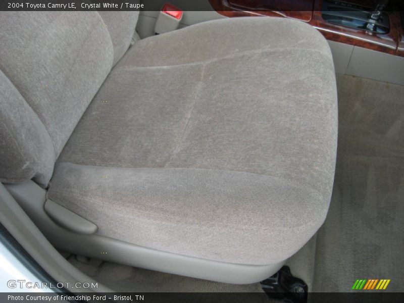 Crystal White / Taupe 2004 Toyota Camry LE
