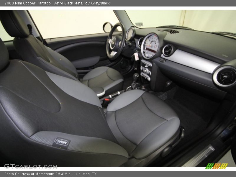 Astro Black Metallic / Grey/Black 2008 Mini Cooper Hardtop