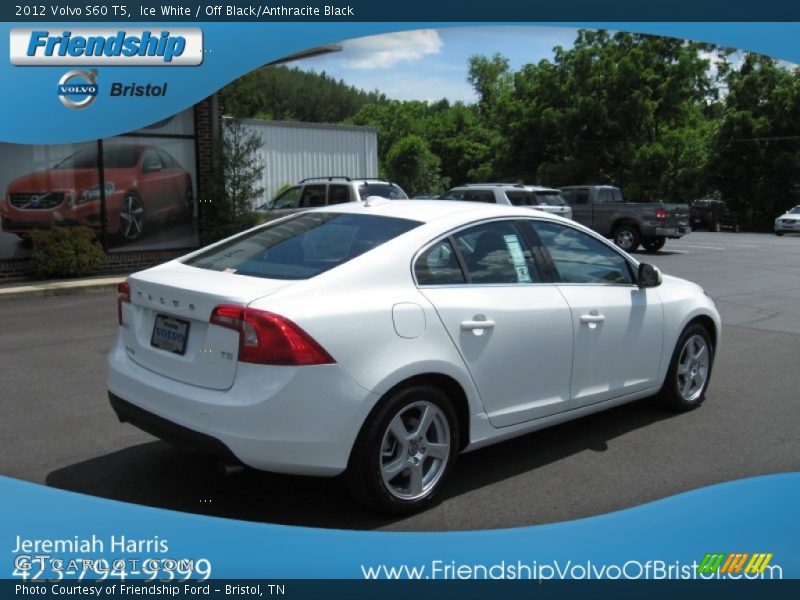 Ice White / Off Black/Anthracite Black 2012 Volvo S60 T5