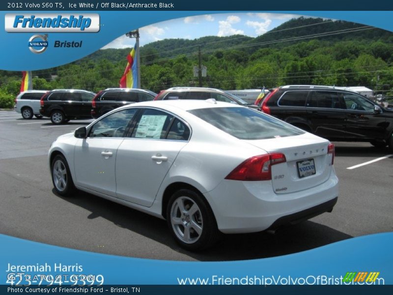 Ice White / Off Black/Anthracite Black 2012 Volvo S60 T5