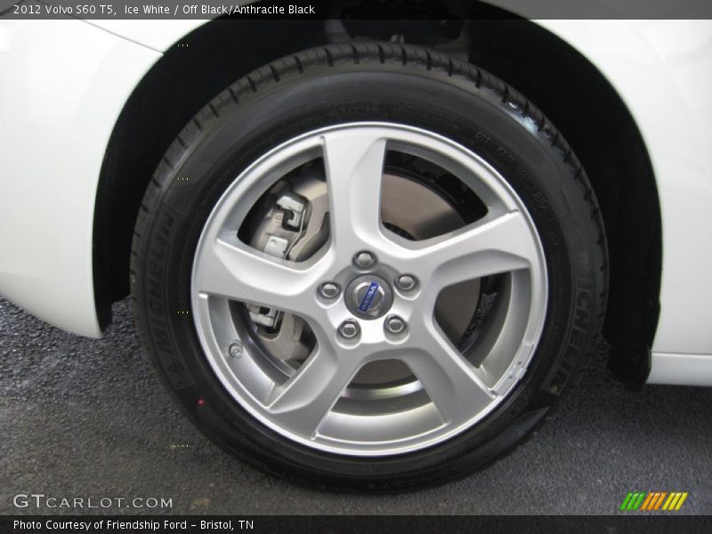 Ice White / Off Black/Anthracite Black 2012 Volvo S60 T5