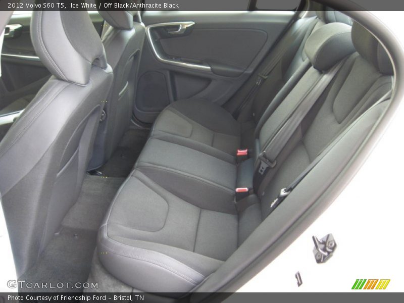 Ice White / Off Black/Anthracite Black 2012 Volvo S60 T5
