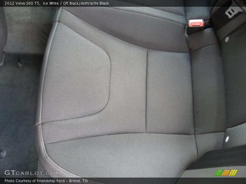Ice White / Off Black/Anthracite Black 2012 Volvo S60 T5