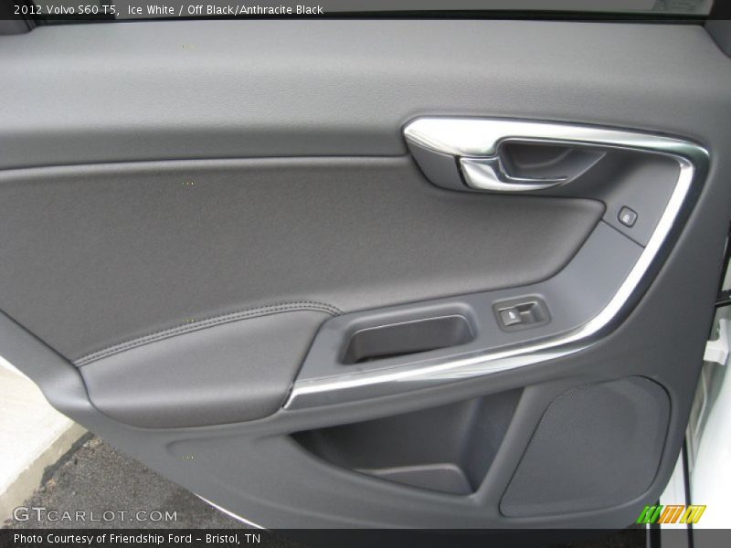 Ice White / Off Black/Anthracite Black 2012 Volvo S60 T5