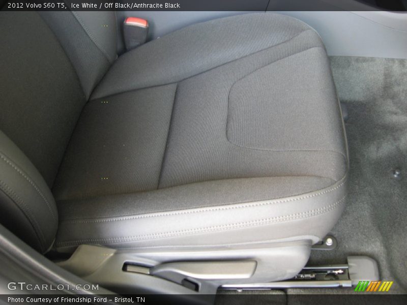 Ice White / Off Black/Anthracite Black 2012 Volvo S60 T5