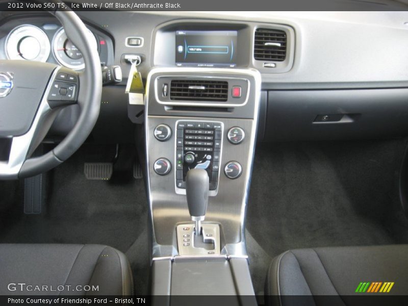 Ice White / Off Black/Anthracite Black 2012 Volvo S60 T5