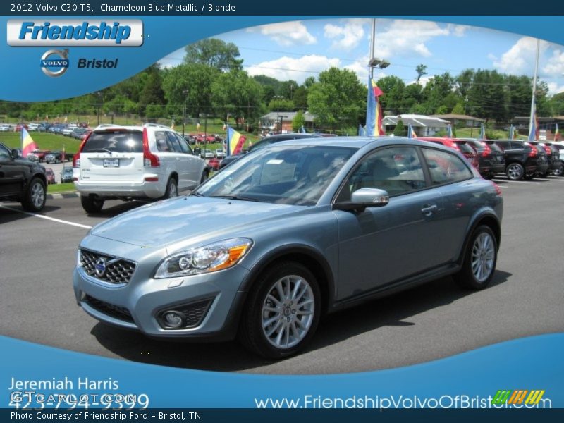 Chameleon Blue Metallic / Blonde 2012 Volvo C30 T5
