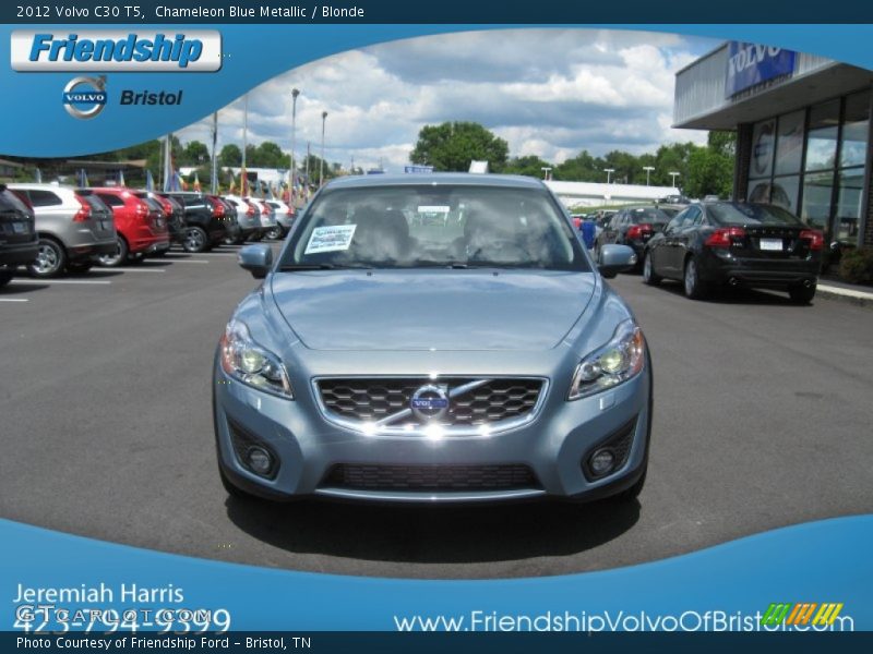 Chameleon Blue Metallic / Blonde 2012 Volvo C30 T5
