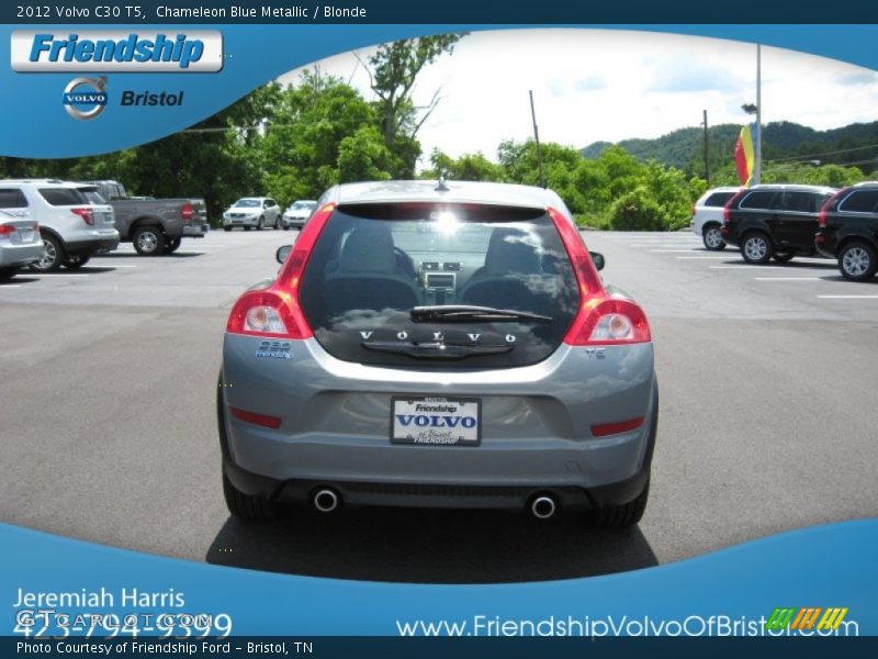 Chameleon Blue Metallic / Blonde 2012 Volvo C30 T5