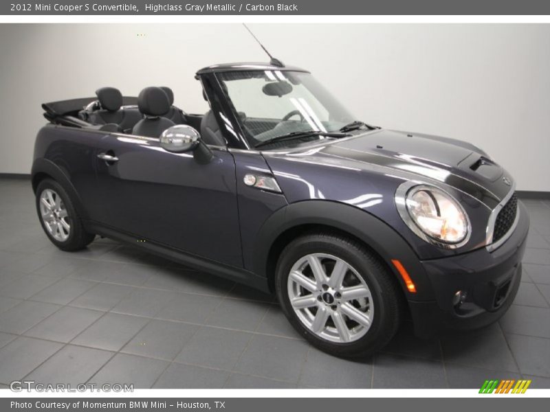 Highclass Gray Metallic / Carbon Black 2012 Mini Cooper S Convertible