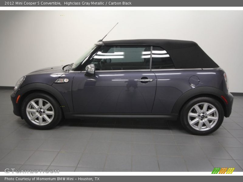 Highclass Gray Metallic / Carbon Black 2012 Mini Cooper S Convertible