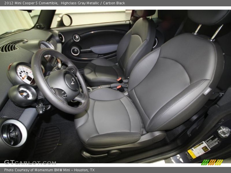 Highclass Gray Metallic / Carbon Black 2012 Mini Cooper S Convertible