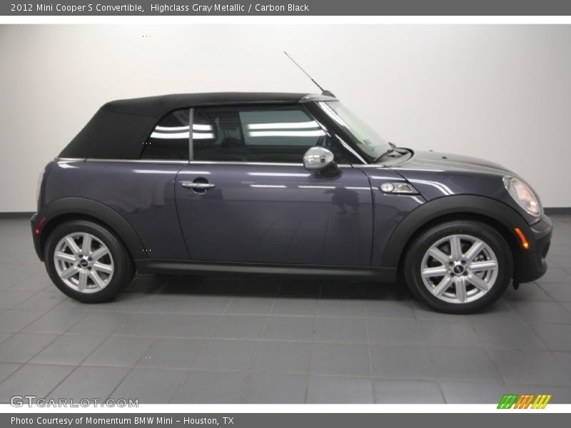 Highclass Gray Metallic / Carbon Black 2012 Mini Cooper S Convertible