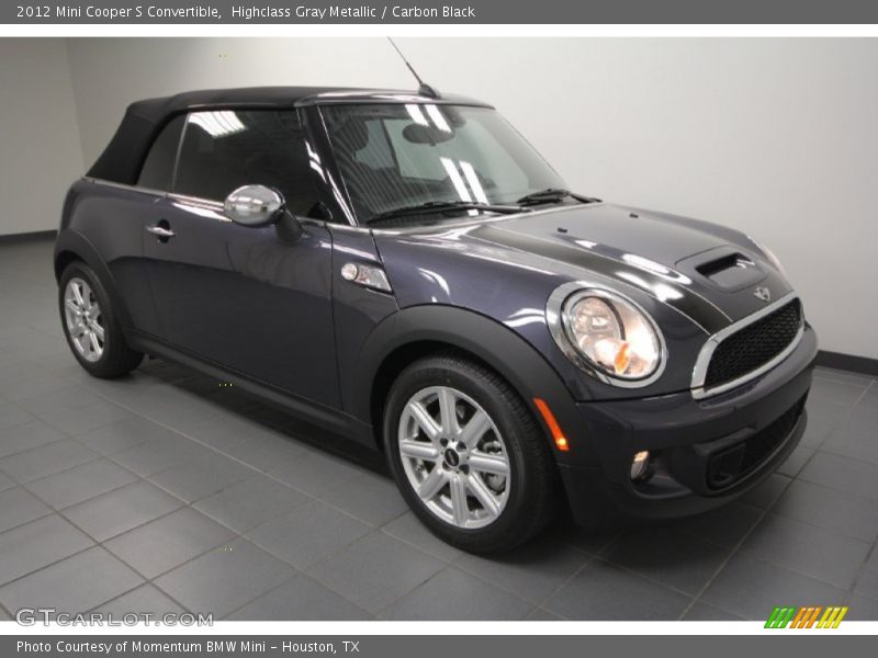 Highclass Gray Metallic / Carbon Black 2012 Mini Cooper S Convertible