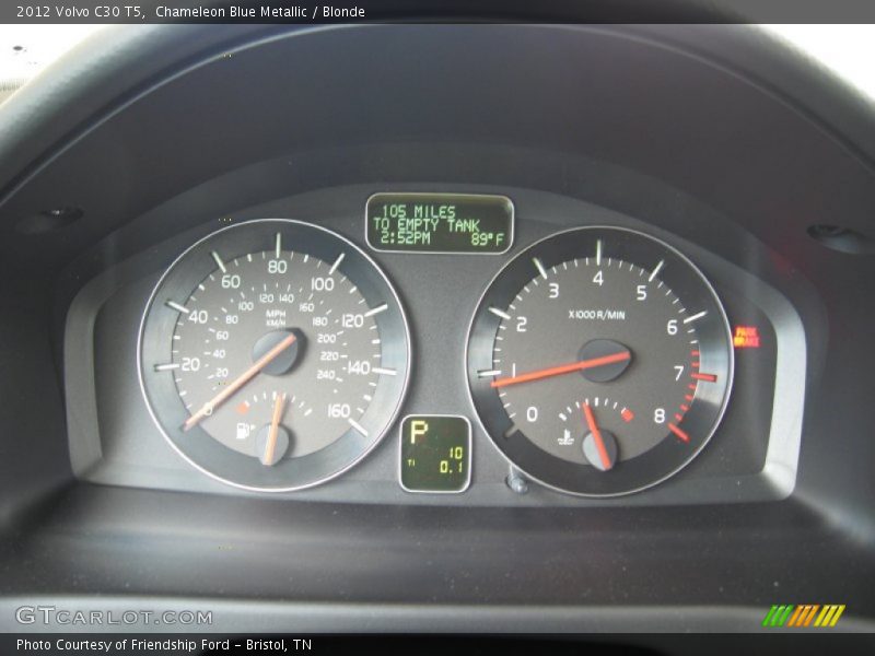  2012 C30 T5 T5 Gauges