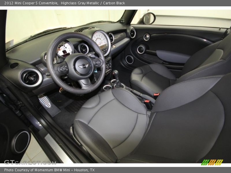 Highclass Gray Metallic / Carbon Black 2012 Mini Cooper S Convertible