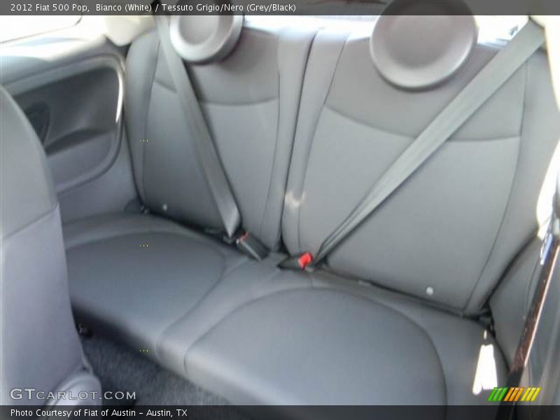 Bianco (White) / Tessuto Grigio/Nero (Grey/Black) 2012 Fiat 500 Pop