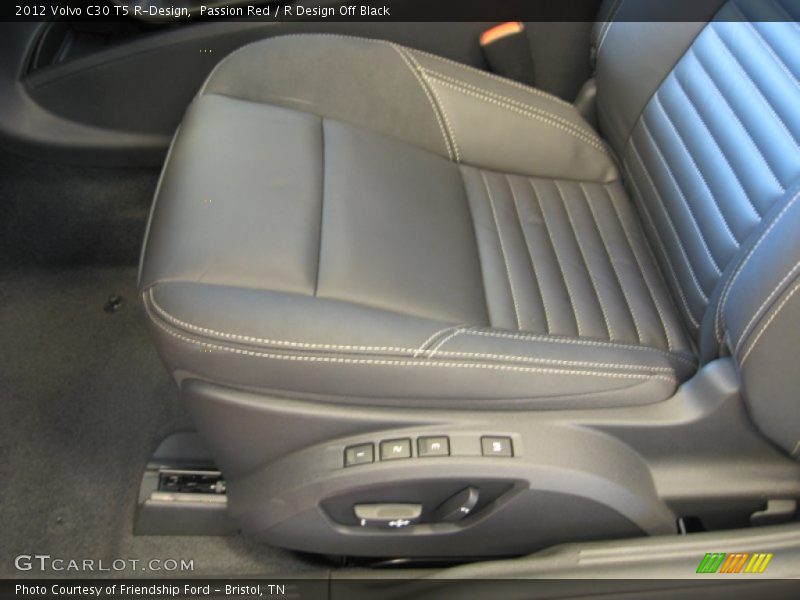 Front Seat of 2012 C30 T5 R-Design