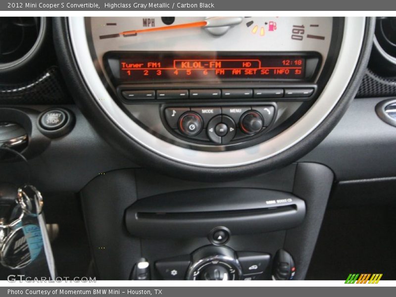Highclass Gray Metallic / Carbon Black 2012 Mini Cooper S Convertible