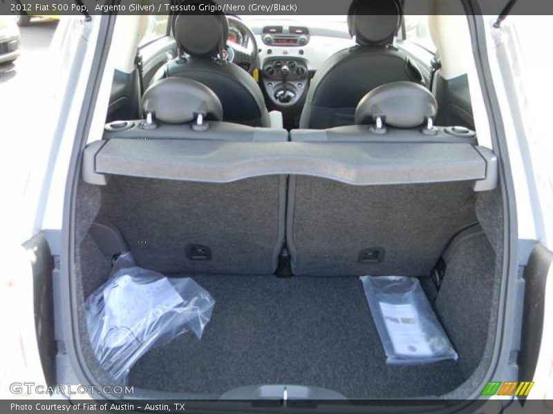 Argento (Silver) / Tessuto Grigio/Nero (Grey/Black) 2012 Fiat 500 Pop